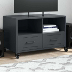 TV staliukas Televizoriaus spintelė, antracito, 68x39x43,5cm, plienas