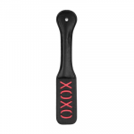 Ouch By Shots Rimba Paddle XOXO - Leather Impact Tool with Reversed Imprint