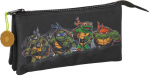 Mutant Safta Ninja Turtles triple pencil case