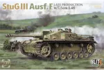 Takom StuG III Ausf. F vėlyvoji versija su 7,5 cm L/48 modelis 1/35 8015