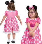Disney Minnie Mouse karnavalinis kostiumas, pritaikytas vaikams su negalia 109-123 cm (5-6 metų)