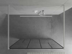 Walk-in du&scaron;o sienelė Mexen Kioto, Baltas/Juodas pattern, 130 x 200 cm