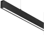 Pakabinamas &scaron;viestuvas 41W LED pakabinamas linijinis &scaron;viestuvas LINE SUSP D&I, juodas, 3000K, &scaron;viečia į vir&scaron;ų ir į apačią