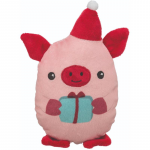 Kalėdinis žaislas - Trixie Xmas pig, pliu&scaron;inis, 19 cm