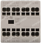 &bdquo;Eaton&ldquo; pagalbinio kontakto modulio 4 polius 16A 4Z priekinio tvirtinimo įstumiami spyruoklės gnybtai 199317