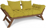 WOODMAN Sofa-lova, Allegro, 170x83 cm, Rie&scaron;utų Žalias