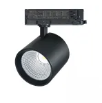 42W LED akcentinis &scaron;viestuvas į 3 fazių bėgelius, juodas, 4000K, S203