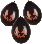 Boland Party Partners B.V. Premium balionai "Creepy Pumpkin" (6vnt)
