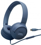 Ausinės JBL T520C USB-C, Mėlynos