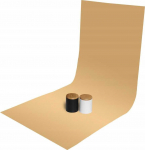GlareOne GlareOne PVC fonas 60x130 cm - oranžinis
