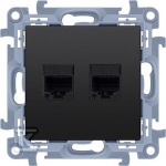 Kontakt Simon GN.2-KR.COMP.RJ45 CAT6E Juodas SIMON10