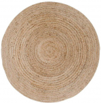 HouseNordic Bombay kilimėlis - Kilimėlis, pintas džiutas, natūralios spalvos, &oslash;120 cm, 1 vnt.