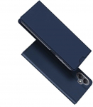 DUX DUCIS wallet dėklas SKIN PRO skirtas Samsung Galaxy A06 5G mėlynos spalvos