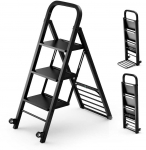 Promotions Vežimėlis ir kopėčios komplektas, 81.3x43.2x114.3 cm, juodos spalvos