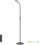10W LED pastatomas &scaron;viestuvas TEILO, juodas, 3000/4000/6500K, dimeriuojamas