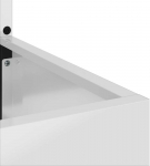 Sodo privatumo ekranas &bdquo;Fretwork&ldquo; Sidabro 50 x 150 cm