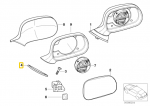 Originalus BMW Z3 Roadster Z3 1.9 2.0 2.2i 2.8 3.0i M3.2 tarpiklis kairėje 51167001039