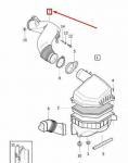OEM VOLVO XC70 P24 VARIKLIO ORAĮ ĮSIURBIMO ŽARNĄ 31338460 ORIGINALI