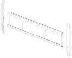Laikiklis Smart Modular Technologies SMART Technologies WM-SBID-200, Screws, 100 kg, 200 x 200 mm, 800 x 600 mm, Juodas