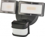 SU-MA Sieninis &scaron;viestuvas B56EF LED fasado sieninis &scaron;viestuvas IP54 juodas B56EF Duo 6556-PIR