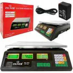 Virtuvinės svarstyklės Svarstyklės su kainų skaičiavimo funkcija ir 6 LCD ekranais ZILNER ZL-131