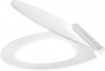 Lėtai nusileidžiantis klozeto dangtis Kuchinox SLIM, Baltas