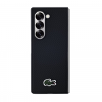 Lacoste Iconic Petit Pique Woven Logo MagSafe dėklas skirtas Samsung Galaxy Z Fold 6 juodos spalvos
