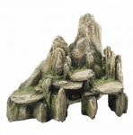 Aqua Della Akvariumo apdaila, akmuo su samanomis 25,5x15,5x20cm žalias