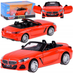 Metalinis automobilis BMW Z4 M40i su garso ir &scaron;viesos efektais, raudonas