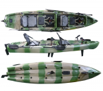 Dvivietė žvejybinė minama baidarė AMBER CARP TANDEM 13.5, 410 x 90 x 39 cm