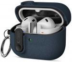 Tech-Protect Slim Hook dėklas ausinėms Samsung Galaxy Buds 3 / 3 FE / 3 Pro mėlynos spalvos