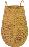 Pintas krep&scaron;ys su rankenomis FYD &Oslash;20cm H44cm natūralios spalvos