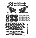 HONDA CBR 600 FIREBLADE motociklo logo lipdukų rinkinys