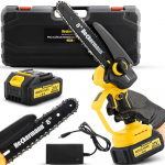 Akumuliatorinis mini grandininis pjūklas sodui kompakti&scaron;kas