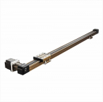 Linijinis kreipiantysis bėgis CNC graviravimo ir frezavimo staklėms, diržinė pavara, didelis tikslumas, 1300 mm eigos pavara, motorizuota linijinė pakopa, kreipiančioji sistema