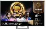 Televizorius Hisense 65E8Q, 165.1 cm (65"), 3840 x 2160 pikselių, LED, Smart TV, Wi-Fi, Juodas, Pilkas