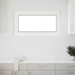 Požeminio lango RISOR Baltas 110 x 50 cm PVC ir stiklas
