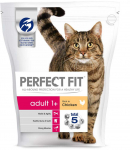 Sausas kačių ėdalas Perfect Fit suaugusioms katėms nuo 1 metų, 0,75 kg