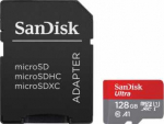 Atminties kortelė SANDISK &ndash; Micro SDXC Mobil Ultra 128GB 140MB/s UHS-I Adap