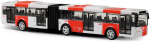 Rappa Metalinis autobusiukas PID Prague raudonas 18 cm