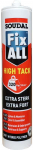 Soudal Fix all high tack juodas 290ml-klijuojantis hermetikas