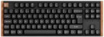Klaviatūra Keychron K8 HE SE 80 % pelin&auml;pp&auml;imist&ouml;, musta/puu