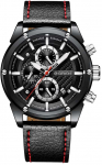 Vyri&scaron;kas laikrodis Giewont Chronograph Sapphire Juodas GW8810-A1