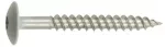 Fischer NKT fasado varžtas 4,5x40 mm - A2, &scaron;viesiai pilka kupolinė galvutė TX20 - 200 vnt. pakuotėje.