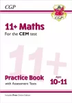 KNYGA Cgp Books 11+ CEM Maths Practice Book & Assessment Tests - Ages 10-11 (with Online Edition)