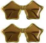 Boland Party Partners B.V. Auksinės žvaigždės formos akiniai, 2 vnt.