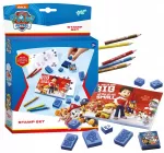 Totum pa&scaron;to ženklai, antspaudai vaikams, Paw Patrol, kūrybinis rinkinys, palaidinės kreidelės