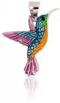 Diamond Sky Jewelry Sidabrinis pakabukas su emaliu &bdquo;Kolibris&ldquo;
