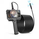 VEVOR Trigubos lę&scaron;io endoskopas su 10 m kabeliu, 5" HD IPS ekranu, 8 + 2 &scaron;viesomis, 8X priartinimu, 5000 mAh, IP67