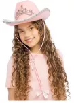 Kepurė Boland Party Partners B.V. Rožinė cowboyhat med LED lys, barn